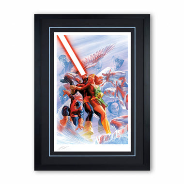 Alex Ross Uncanny X-Men Limited 250 Piece Edition Size Framed Fine Art Print by Sideshow; Hand-Signed by Artist with Certificate of Authenticity